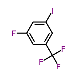 1-氟-3-碘-5-(三氟甲基)苯结构式