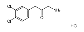 1-amino-3-(3,4-dichloro-phenyl)-propan-2-one hydrochloride Structure