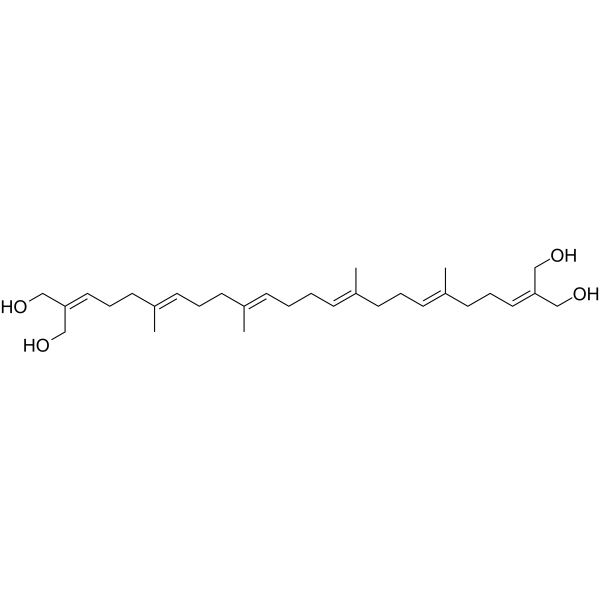 Tetrahydroxysqualene Structure