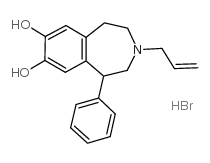 (+/-)-7,8-DIHYDROXY-3-ALLYL-1-PHENYL-2,3,4,5-TETRAHYDRO-1H-3-BENZAZEPINE HYDROBROMIDE Structure