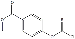 methyl 4-(chlorocarbonothioyloxy)benzoate Structure