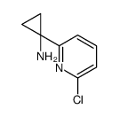 1-(6-chloropyridin-2-yl)cyclopropanamine结构式