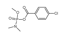 4-chlorobenzoic (methyl dimethylphosphoramidic) anhydride Structure