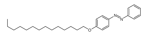 phenyl-(4-tetradecoxyphenyl)diazene Structure