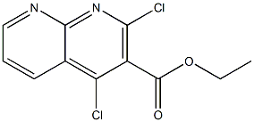 ethyl 2,4-dichloro-1,8-naphthyridine-3-carboxylate Structure