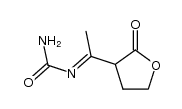 3-(1-carbamoylimino-ethyl)-dihydro-furan-2-one Structure