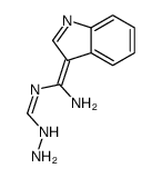 N-amino-N'-[amino(indol-3-ylidene)methyl]methanimidamide Structure