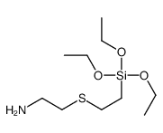 2-(2-triethoxysilylethylsulfanyl)ethanamine Structure