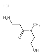 3-Amino-N-(2-hydroxyethyl)-N-methylpropanamide hydrochloride结构式