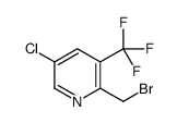 2-(bromomethyl)-5-chloro-3-(trifluoromethyl)pyridine结构式