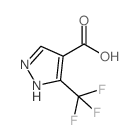 5-(三氟甲基)-1H-吡唑-4-羧酸结构式