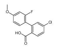 4-chloro-2-(2-fluoro-4-methoxyphenyl)benzoic acid结构式