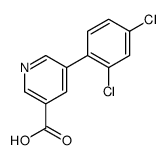 5-(2,4-dichlorophenyl)pyridine-3-carboxylic acid Structure