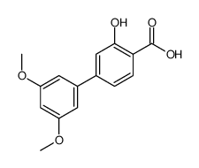 4-(3,5-dimethoxyphenyl)-2-hydroxybenzoic acid Structure