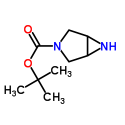 tert-Butyl 3,6-diazabicyclo[3.1.0]hexane-3-carboxylate structure