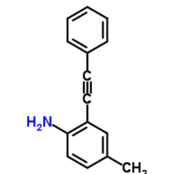 4-Methyl-2-(phenylethynyl)aniline Structure