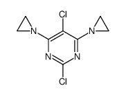 4,6-bis(aziridin-1-yl)-2,5-dichloropyrimidine Structure