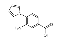 3-amino-4-pyrrol-1-ylbenzoic acid Structure