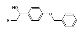 (R)-(+)-2-bromo-1-(4'-benzyloxyphenyl) ethanol Structure