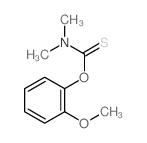 Carbamothioic acid,N,N-dimethyl-, O-(2-methoxyphenyl) ester structure