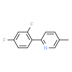 2,4-Difluoro-4'-methyl-1,1'-biphenyl结构式