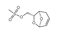 (1R,5R,7R)-6,8-dioxabicyclo[3.2.1]oct-3-en-7-ylmethyl methanesulfonate结构式