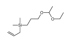 3-(1-ethoxyethoxy)propyl-dimethyl-prop-2-enylsilane Structure