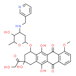 N-(3-pyridylmethyl)epidoxorubicin Structure