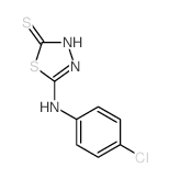 1,3,4-Thiadiazole-2(3H)-thione,5-[(4-chlorophenyl)amino]- picture