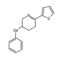 2-(2-Thienyl)-5-(phenylseleno)-3,4,5,6-tetrahydropyridine结构式