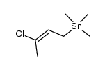 2-chloro-4-trimethylstannyl-2-butene结构式