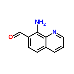 8-Amino-7-quinolinecarbaldehyde Structure