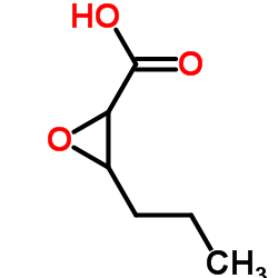 Oxiranecarboxylic acid, 3-propyl- (9CI) Structure