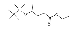 ethyl (+/-)-4-tert-butyldimethylsilyloxypentanoate Structure