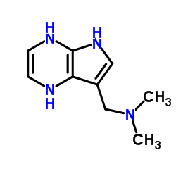 1-(4,5-Dihydro-1H-pyrrolo[2,3-b]pyrazin-7-yl)-N,N-dimethylmethanamine结构式