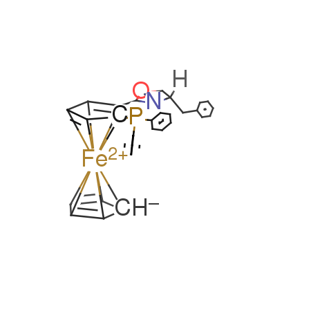 (2R)-1-[(4S)-4,5-dihydro-4-(phenylmethyl)-2-oxazolyl]-2-(diphenylphosphino)-Ferrocene picture