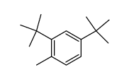 1,3-di-tert-butyl-4-methylbenzene Structure