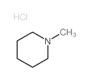 Piperidine, 1-methyl-, hydrochloride结构式