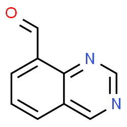 Quinazoline-8-carbaldehyde structure