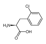 2-chloro-l-phenylalanine Structure