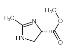 (s)-(9ci)-4,5-二氢-4-甲基-1H-咪唑-4-羧酸甲酯结构式