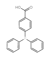 4-(Diphenylphosphino)benzoic acid Structure