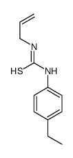 1-烯丙基-3-(4-乙基苯基)硫脲结构式