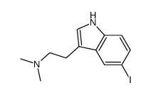 [2- (5-iodo-1H-indol-3-yl)-ethyl]- dimethyl-amine Structure