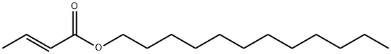 2-Butenoic acid, dodecyl ester, (2E)-结构式