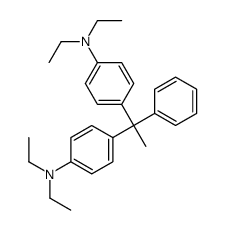 4-[1-[4-(diethylamino)phenyl]-1-phenylethyl]-N,N-diethylaniline Structure