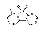 4-Methyldibenzothiophen-5,5-dioxid Structure