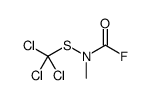 N-methyl-N-(trichloromethylsulfanyl)carbamoyl fluoride结构式