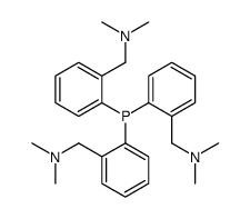 1-[2-bis[2-[(dimethylamino)methyl]phenyl]phosphanylphenyl]-N,N-dimethylmethanamine结构式