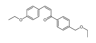 (E)-1-[4-(ethoxymethyl)phenyl]-3-(4-ethoxyphenyl)prop-2-en-1-one Structure